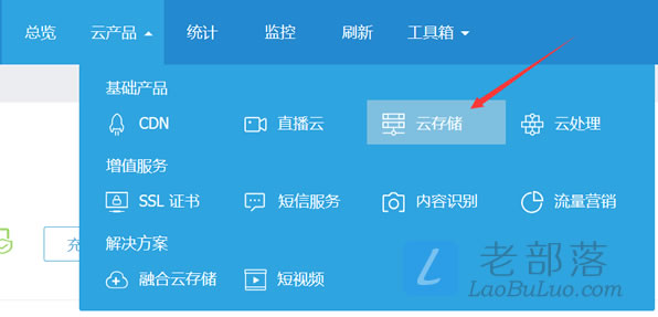 宝塔面板同步又拍云存储准备工作