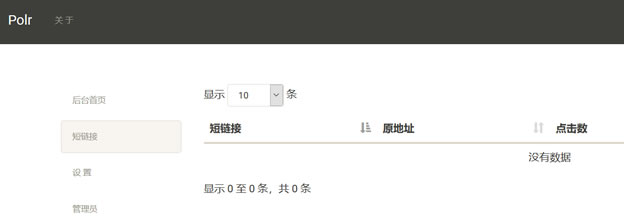 Porl安装完毕后台