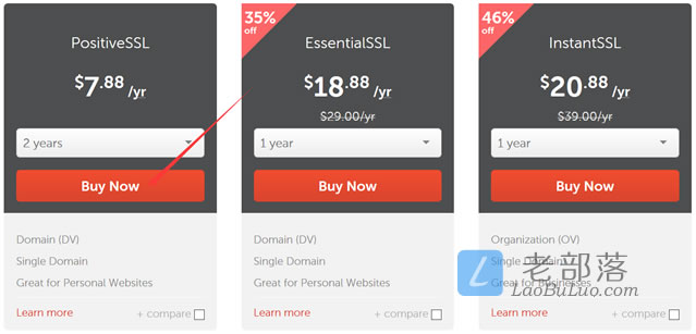 Namecheap SSL证书购买