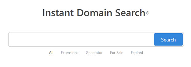 Instant Domain Search