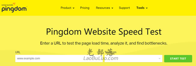 外贸网站测速工具 - Pingdom