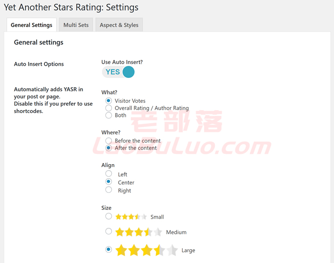 Yet Another Stars Rating