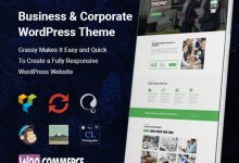WordPress Grassy主题适合服务类公司网站主题-老部落