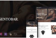 WordPress Sentobar主题适合理发店工作室使用-老部落