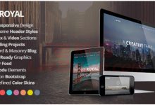 WordPress Royal单页面自适应主题 适合企业网站-老部落