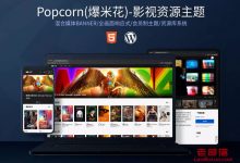 Popcorn主题 - 适合WordPress影视资源下载类网站-老部落