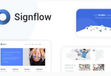 Signflow限时WordPress免费主题 适合科技公司网站模板-老部落