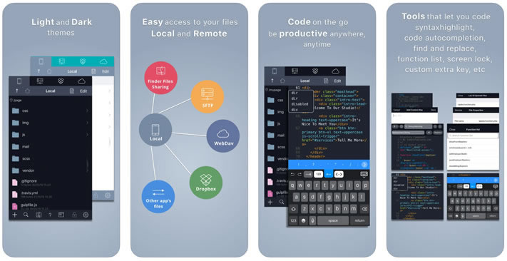 Koder Code Editor – 适合iPad端代码编辑器 限免英文-老部落
