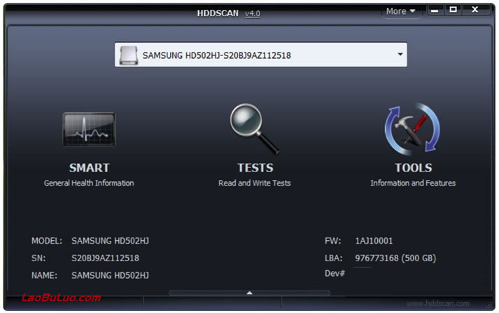 HDDScan