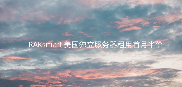 RAKsmart 美国独立服务器租用首月半价 新增裸机云服务器七折