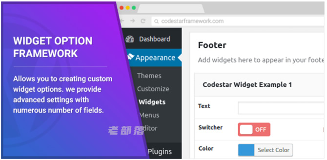Widget Option Framework