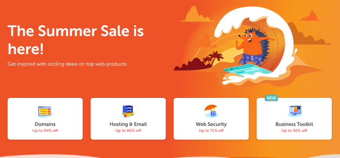 NameCheap夏季促销活动 - 新注册域名、SSL证书、企业邮局