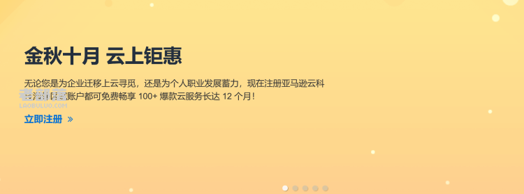 亚马逊国际免费一年云服务器