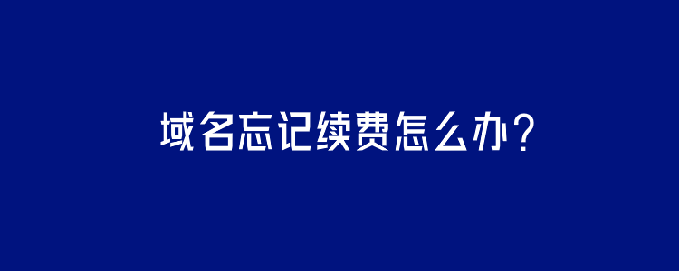 域名到期不续费会怎么样？域名到期多久可以续费